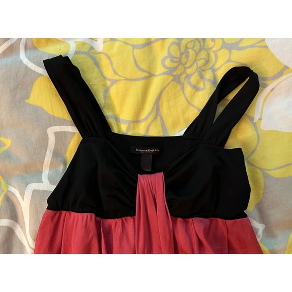 Donna Karan Black & Pink Silk Nightgown Size Small - Picture 4 of 6